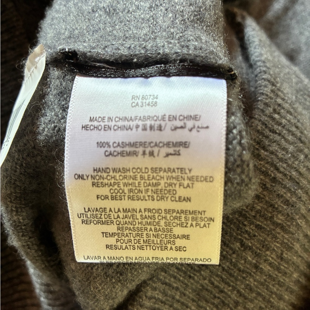 BCBGMaxAzria Cashmere Zip Hoody - Picture 6 of 7